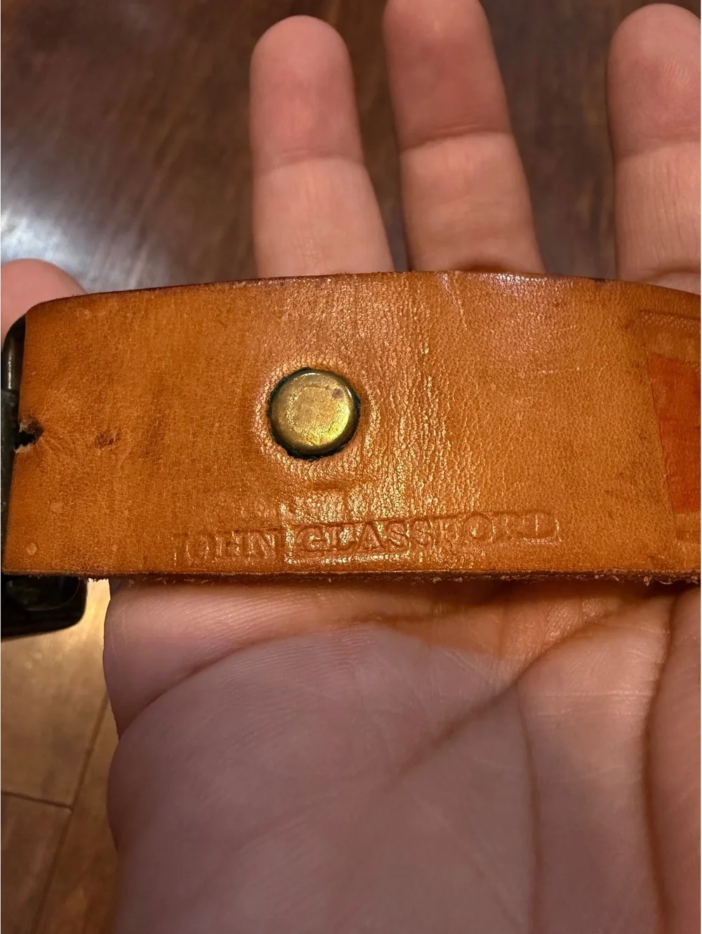 Harmony Metal Colorado USA Solid Brass Eagle Belt Buckle Leather Belt